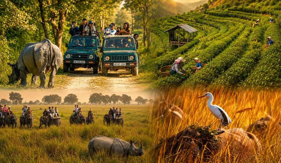 14-Days Assam Wildlife Tour Package: Jorhat to Guwahati