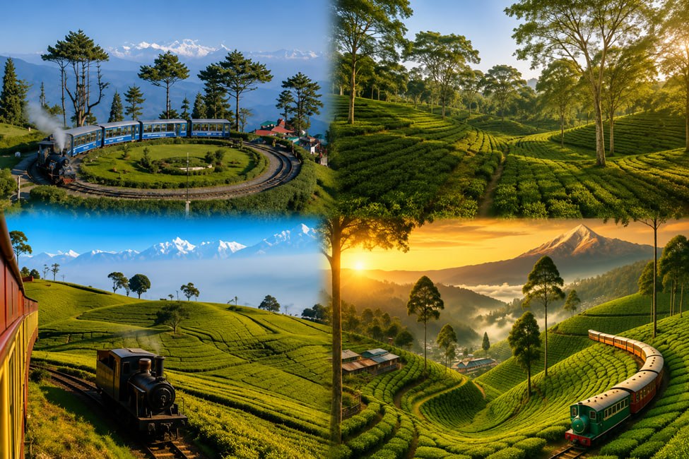 Darjeeling 6 Days Tour Package: Tea Gardens, Toy Train and Himalayan Sunrise