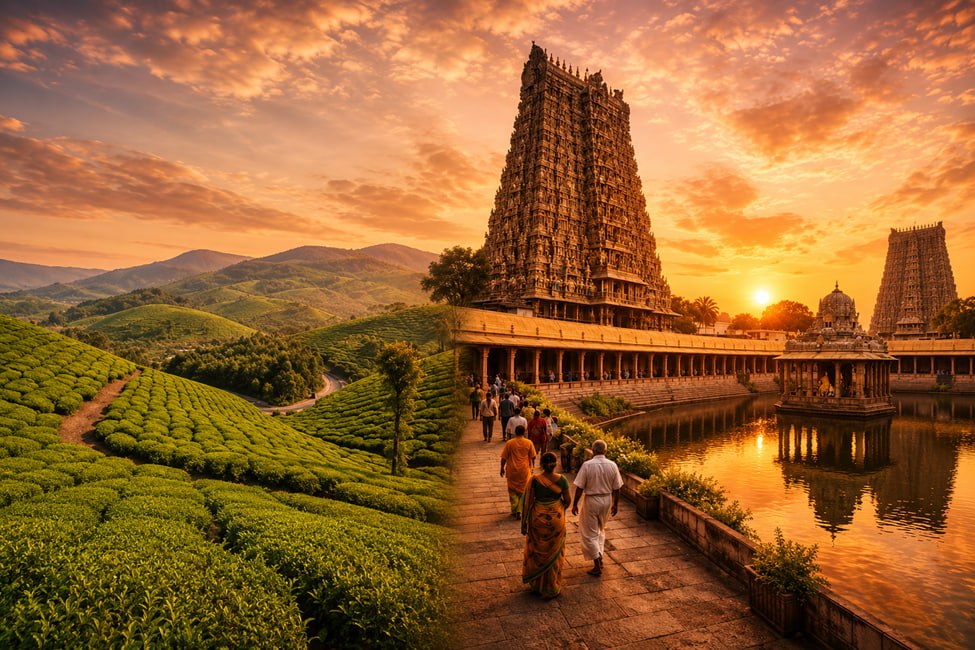 14-Days South India Tour Package: Temple, Heritage and Coastal Circuit from Mumbai